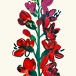 Load image into Gallery viewer, Red Wildflower