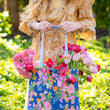 Load image into Gallery viewer, Galaxy Blue Floral Canvas Tote