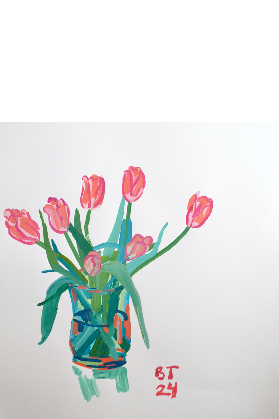 Truth, Tulip Painting Series