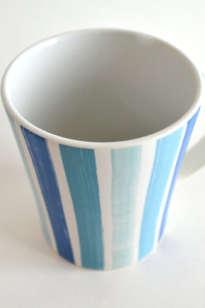 Brushstroke Stripe Ceramic Mug