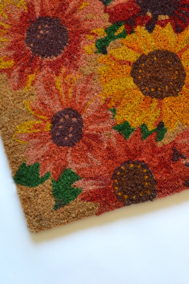 Sunflower Doormat