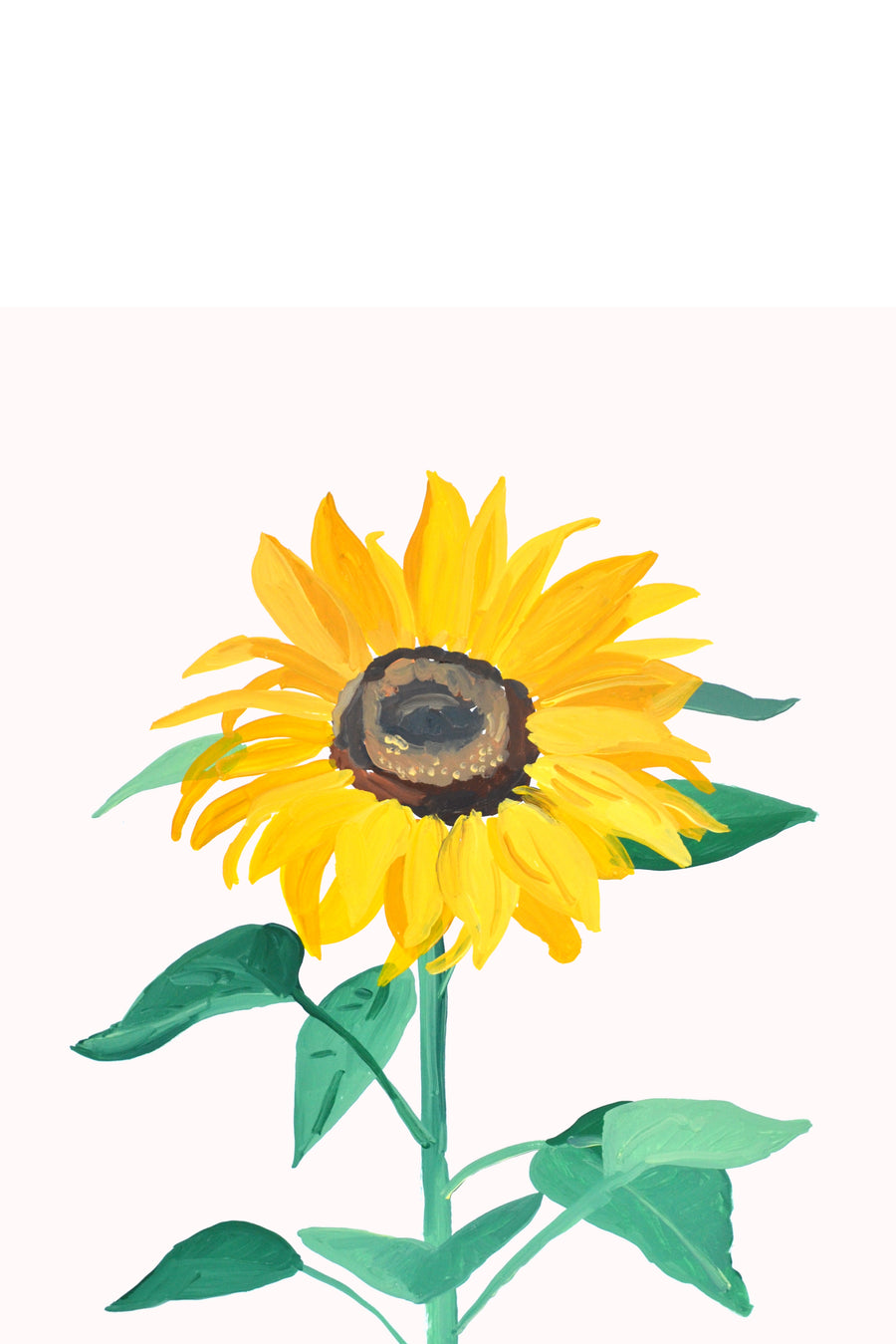 A Single Sunflower