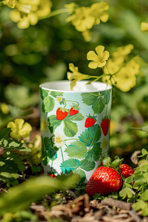 Strawberry Glass Candle